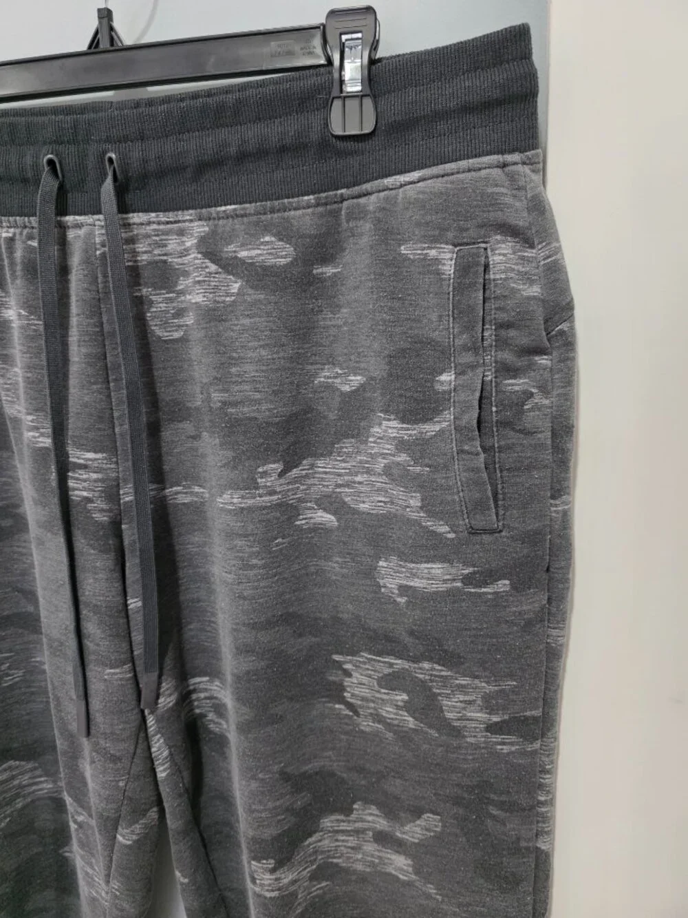 Athletic Works‎ Black Camo Jogger Pants – Size XL (16-18) – Drawstring